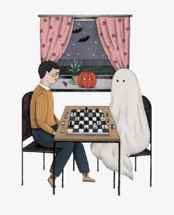 卡通西洋棋素材