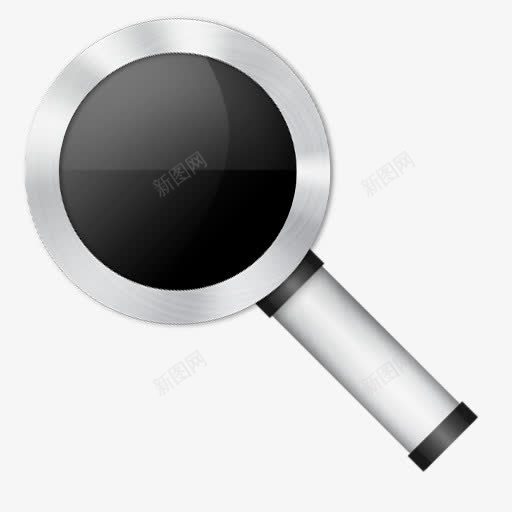 放大镜金属拉丝的图标png_新图网 https://ixintu.com magnifier 放大镜
