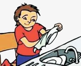 卡通人物卡png免抠素材_新图网 https://ixintu.com 人物 卡通 可爱 洗碗