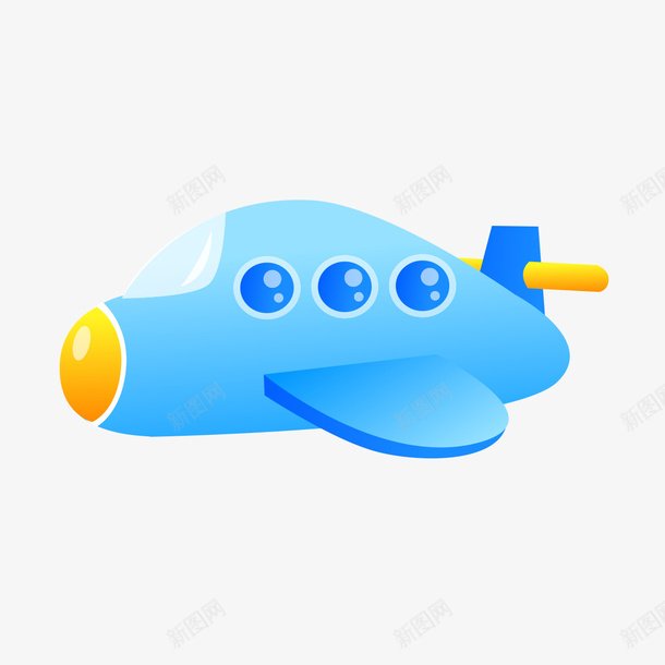 蓝色飞机模型png免抠素材_新图网 https://ixintu.com 蓝色 蓝色飞机 飞机图片 飞机模型