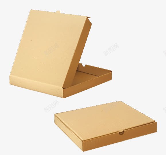包装盒png免抠素材_新图网 https://ixintu.com 包装盒 牛皮纸 空白包装