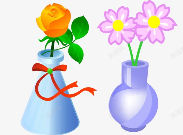 漂亮花瓶png免抠素材_新图网 https://ixintu.com 唯美 手绘花瓶 插花 漂亮花瓶 花朵 装饰 雅致