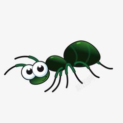 绿色蚂蚁绿色大眼蚂蚁高清图片