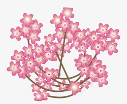 手绘花矢量图素材