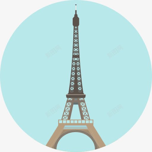 埃菲尔铁塔图标png_新图网 https://ixintu.com 埃菲尔铁塔 巴黎 形状 旅行 法国 浪漫 纪念碑