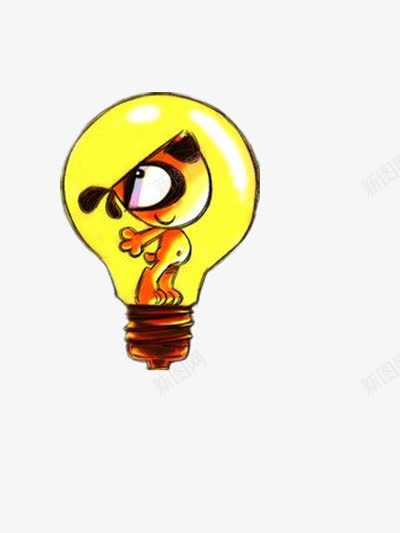 动物电灯泡png免抠素材_新图网 https://ixintu.com 创意 卡通 彩色 素材
