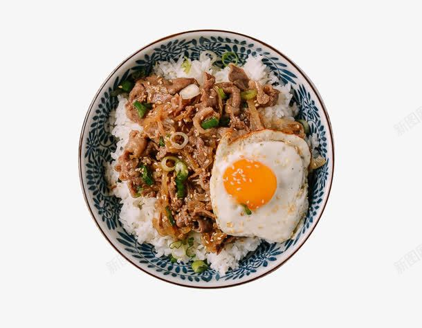 肉丝煎蛋饭png免抠素材_新图网 https://ixintu.com 产品实物 煎蛋 米饭 食物