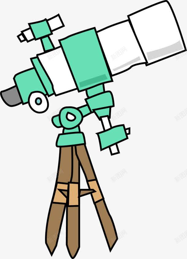 卡通天文望远镜png免抠素材_新图网 https://ixintu.com 卡通 星空 望远镜 装饰
