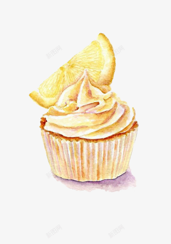 手绘奶油蛋糕png免抠素材_新图网 https://ixintu.com 创意设计 图案设计 奶油蛋糕 手绘