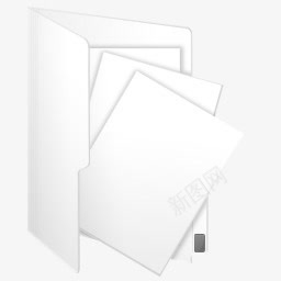 白色文件夹白纸图标png_新图网 https://ixintu.com 图标 文件夹 白纸 白色 设计