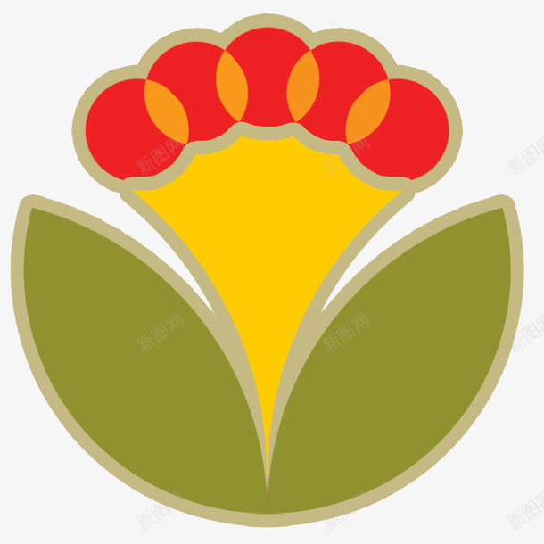 花朵logo图标png_新图网 https://ixintu.com logo 彩色 标志 花店LOGO 花店素材