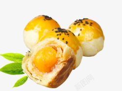 蛋黄酥脆团素材