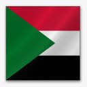 苏丹非洲国旗素材