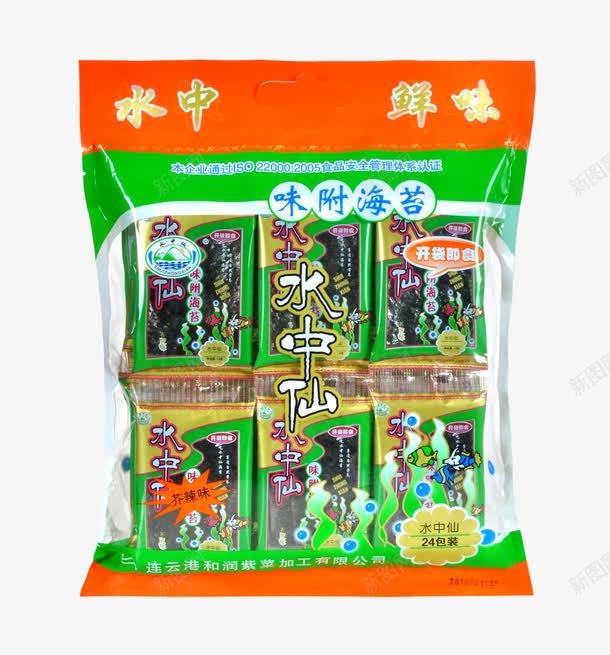 芥辣味海苔png免抠素材_新图网 https://ixintu.com 产品实物 味附海苔 实物 海苔 芥辣味 零食 食物 黄色