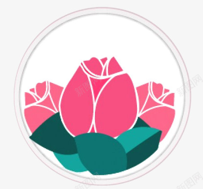 粉色花蕾艺术图案png免抠素材_新图网 https://ixintu.com 图案 粉色 粉色花蕾艺术图案 艺术 花蕾