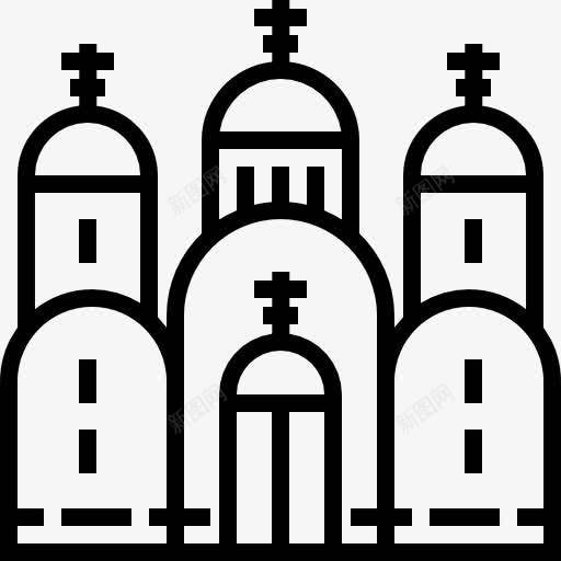 教堂图标png_新图网 https://ixintu.com 基督教 宗教 寺庙 建筑 建筑与城市 教堂 纪念碑