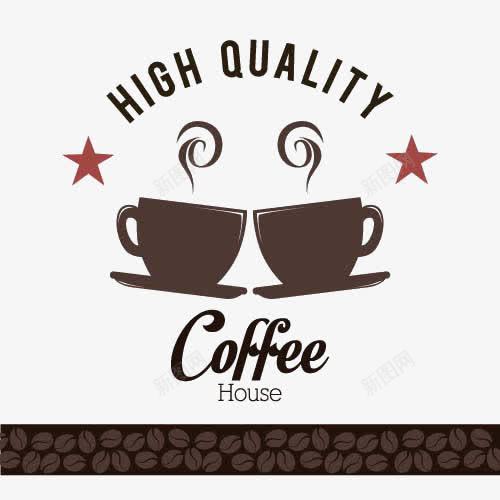 两杯咖啡png免抠素材_新图网 https://ixintu.com 咖啡 咖啡豆 香浓咖啡