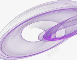紫色抽象线条素材