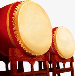 中国红大鼓素材