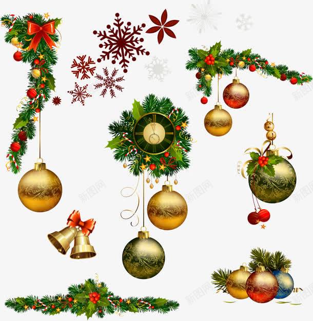 圣诞节各类装饰图标png_新图网 https://ixintu.com 各类 图标 圣诞节 装饰