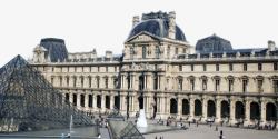 罗浮宫建筑摄影罗浮宫全景高清图片