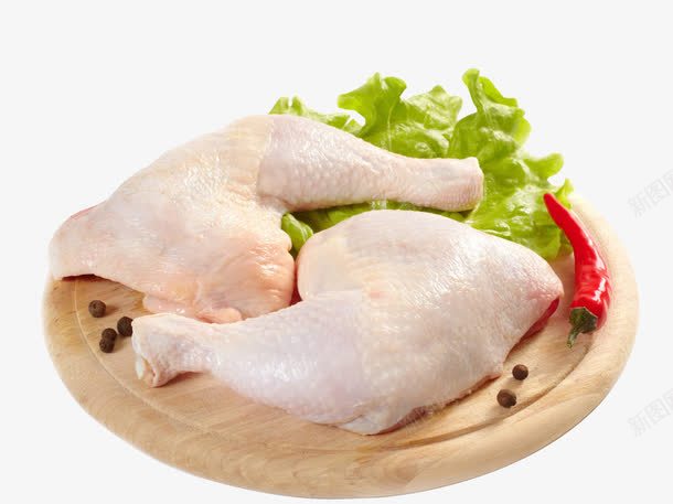 肉类鸡肉木盘png免抠素材_新图网 https://ixintu.com 肉类 菜肴 鸡肉 鸡肉木盘