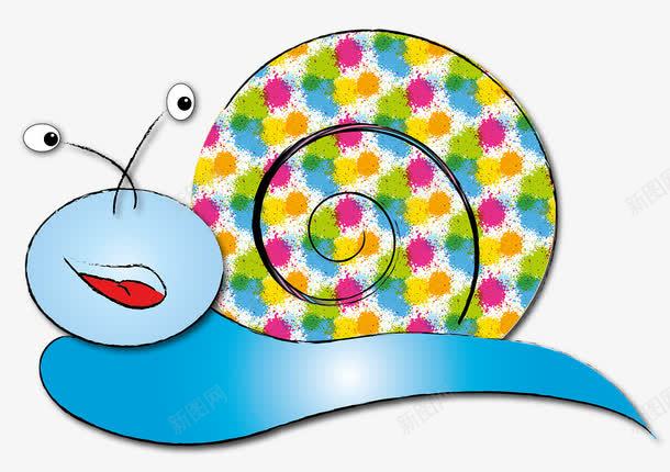 蜗牛卡通可爱png免抠素材_新图网 https://ixintu.com 卡通 可爱 蜗牛