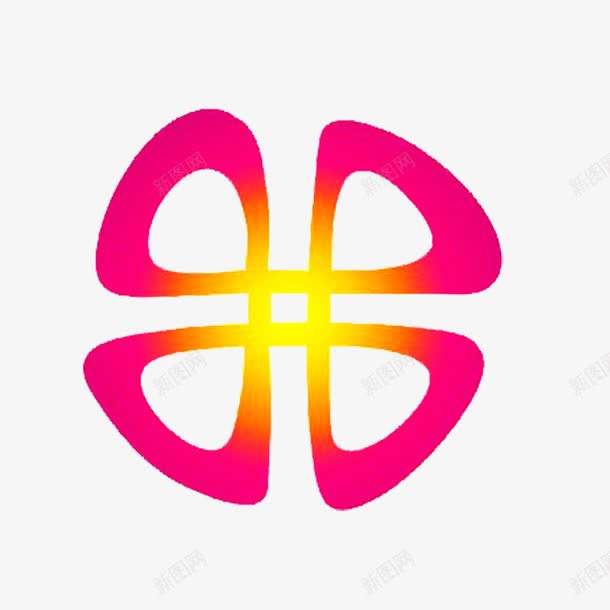 田形花朵logo图标png_新图网 https://ixintu.com 彩色 标志 标识 渐变 花店LOGO