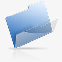 蓝色文件夹icontemplay1图标图标
