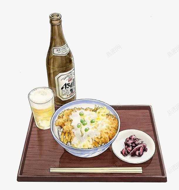 酒与小菜png免抠素材_新图网 https://ixintu.com 小菜 美味 美食 食物