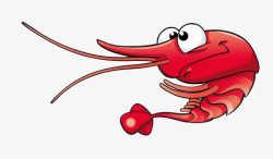 长额虾免抠素材红色的虾高清图片