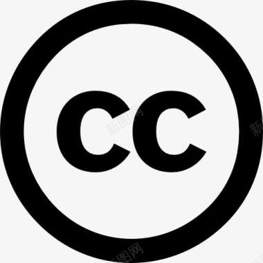 CreativeCommons的圆形图案图标图标