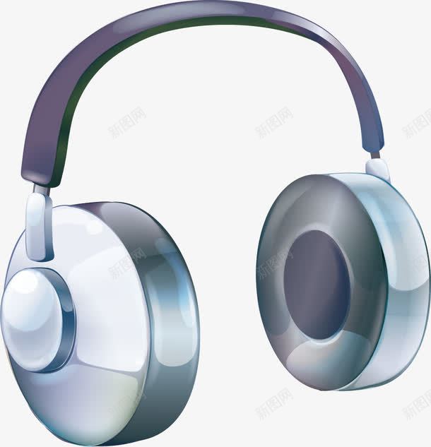 耳机装饰png免抠素材_新图网 https://ixintu.com png素材 头戴耳机 耳机 音乐