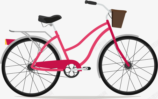 自行车大赛红色自行车png免抠素材_新图网 https://ixintu.com 单车 大轮子自行车 带兜自行车 带后座自行车 红色自行车 自行车大赛