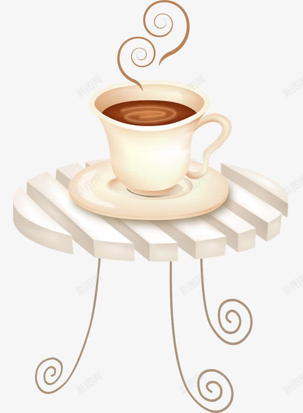 一杯咖啡png免抠素材_新图网 https://ixintu.com 下午茶 咖啡桌 咖啡素材 矢量咖啡 矢量咖啡杯