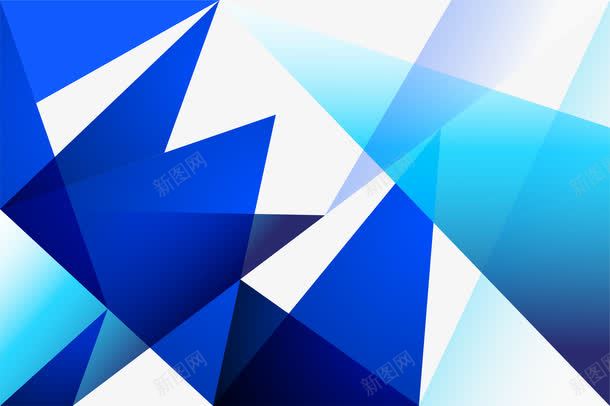 蓝色简约三角边框纹理png免抠素材_新图网 https://ixintu.com 三角 简约 蓝色 边框纹理