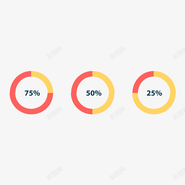 彩色数据分析psd免抠素材_新图网 https://ixintu.com 分析 图表 彩色 数据