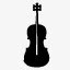小提琴黑色的freemobileiconkit图标png_新图网 https://ixintu.com black violin 小提琴 黑色的