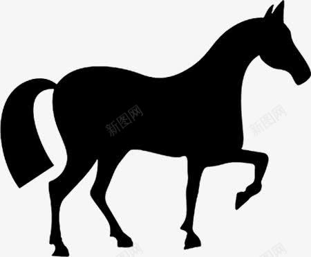 黑色马匹创意手绘png免抠素材_新图网 https://ixintu.com 创意 马匹 黑色