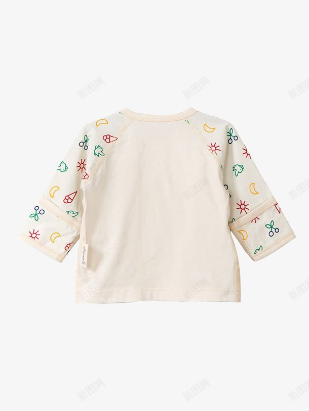 女婴穿单件上装png免抠素材_新图网 https://ixintu.com 产品实物 卷袖 纯棉 长袖