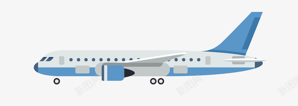 飞机矢量图eps免抠素材_新图网 https://ixintu.com 卡通飞机 扁平化飞机 矢量飞机 逼真飞机 飞机 飞机png 矢量图
