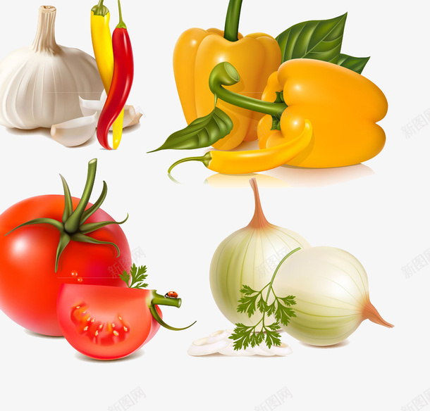 水果蔬菜矢量图eps免抠素材_新图网 https://ixintu.com 水果水果素材水果设计蔬菜蔬菜素材 矢量图