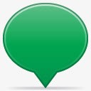 绿色的气泡图标png_新图网 https://ixintu.com chat 气泡 聊天