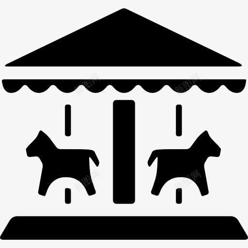 Carrouselhorses图标png_新图网 https://ixintu.com 公平的乐趣 孩子 马