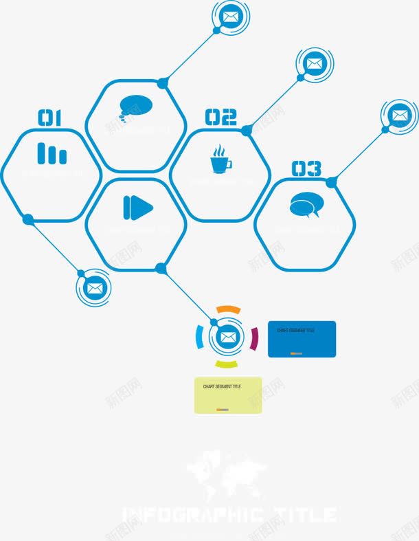 蓝色六边形图表矢量图eps免抠素材_新图网 https://ixintu.com PPT图形 PPT图表 六边形图表 商务信息 演示图形 蓝色六边形 蓝色六边形图表 矢量图