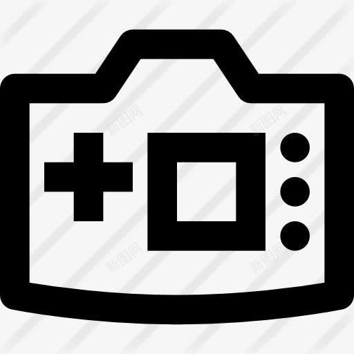 游戏机图标png_新图网 https://ixintu.com 休闲玩家 便携式电子 多媒体 技术 游戏 游戏控制台 装置