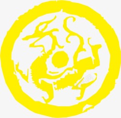传统圆形图案素材
