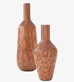 长形木制花瓶素材