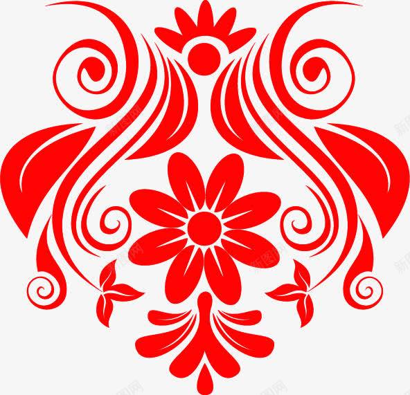 创意合成红色的花卉边框纹理png免抠素材_新图网 https://ixintu.com 创意 合成 红色 纹理 花卉 边框