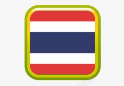 带边框的泰国国旗素材
